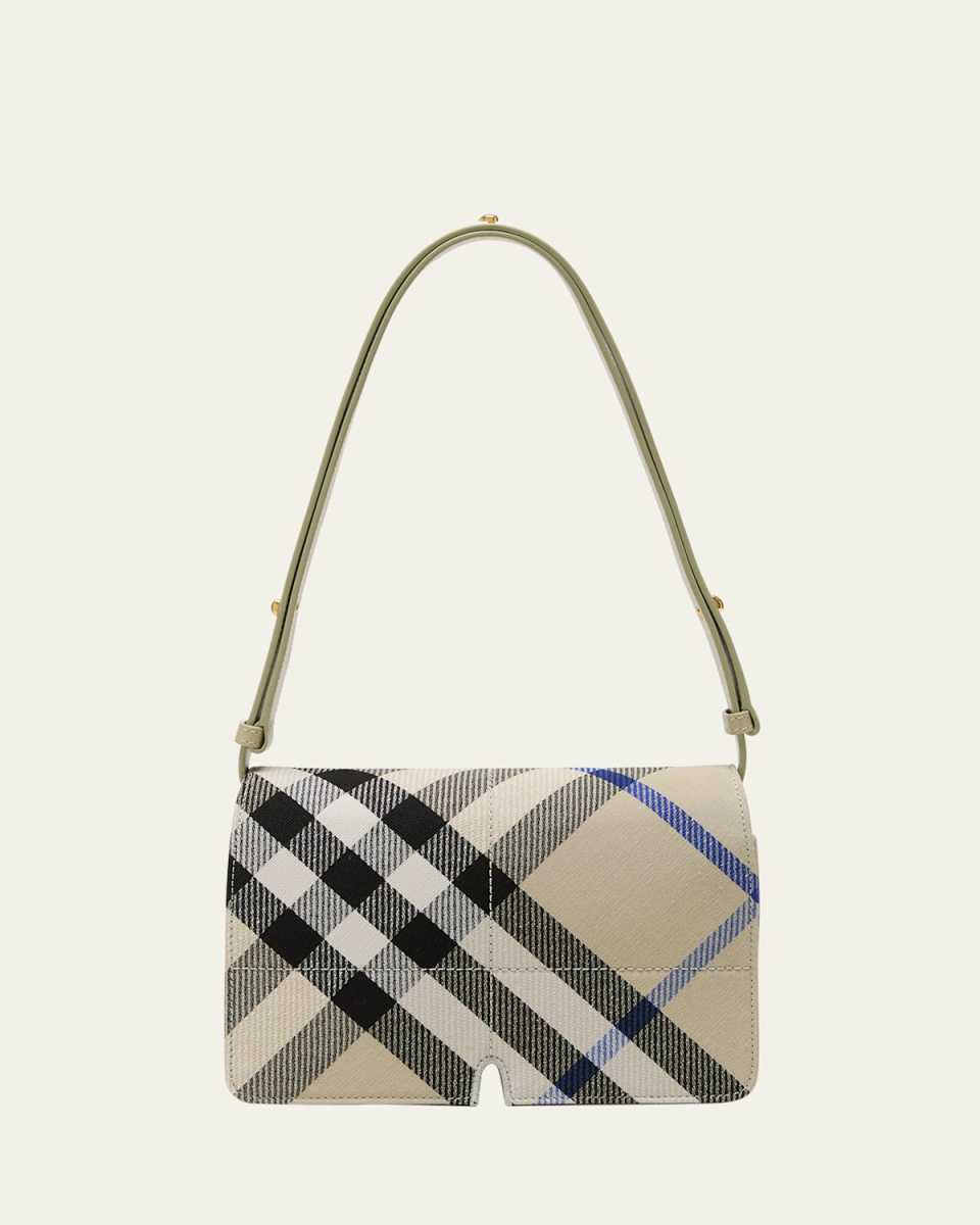 Snip Check Jacquard Shoulder Bag
