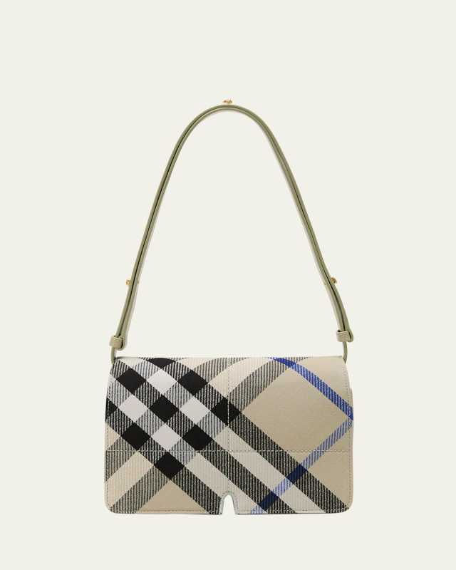 Snip Check Jacquard Shoulder Bag