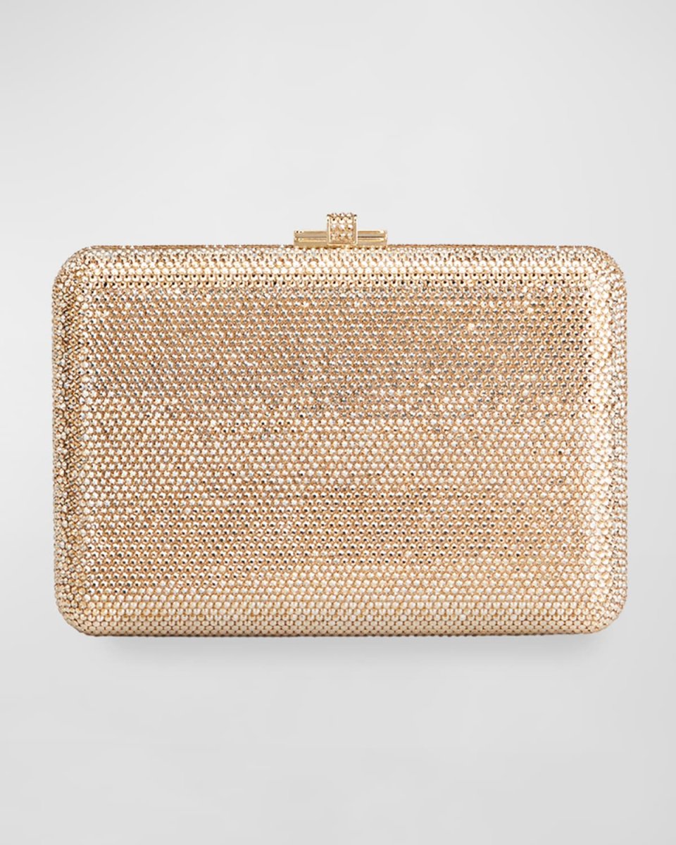 Slim Slide Crystal Evening Clutch Bag