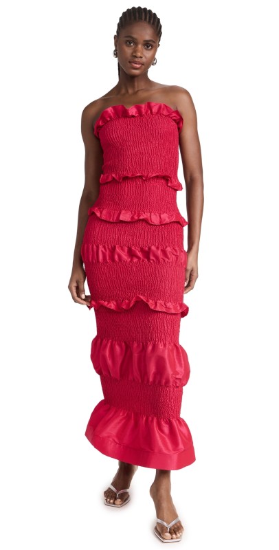 Orire Nama Dress Fuschia