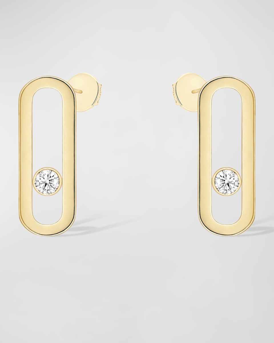 MOVE UNO 18K YELLOW GOLD EARRING