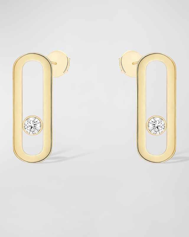 MOVE UNO 18K YELLOW GOLD EARRING