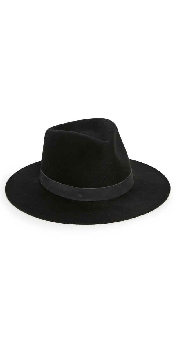 Janessa Leone Luca Packable Hat Black