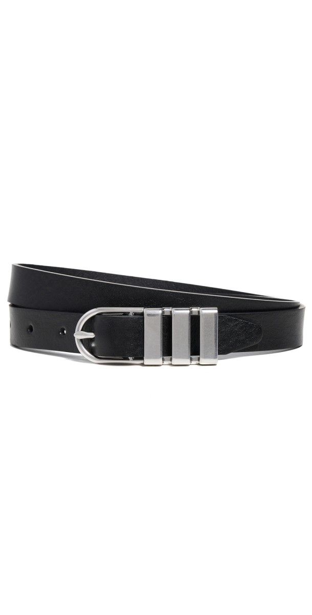 rag & bone Porto Belt 20mm Black