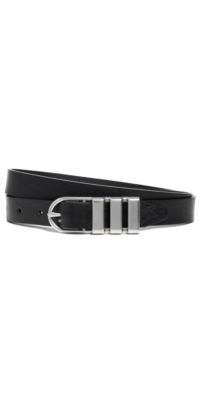 rag & bone Porto Belt 20mm Black