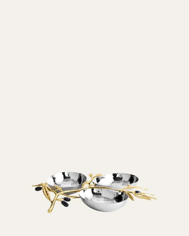 Olive Branch Triple Dish