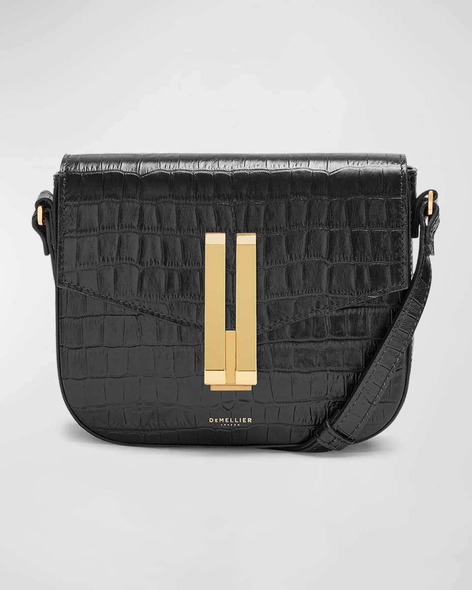 Vancouver Small Croco Crossbody Bag