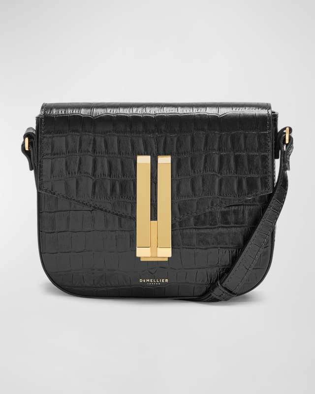 Vancouver Small Croco Crossbody Bag