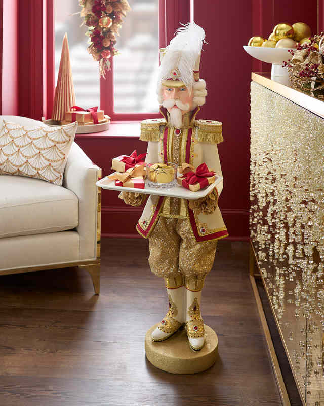Gold Butler Christmas Nutcracker, 47.5"