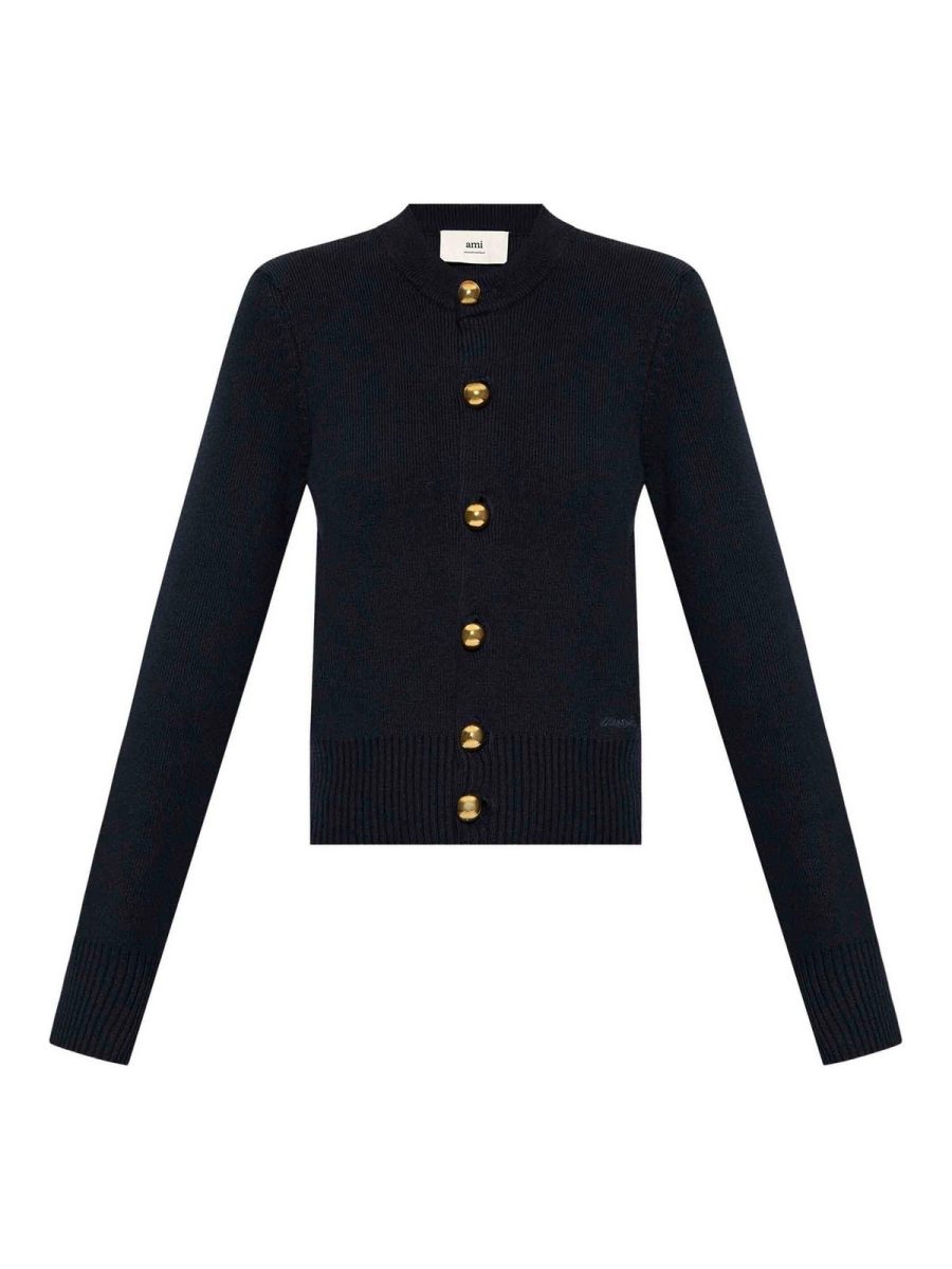 Ami Paris Cardigan - Bleu Foncé