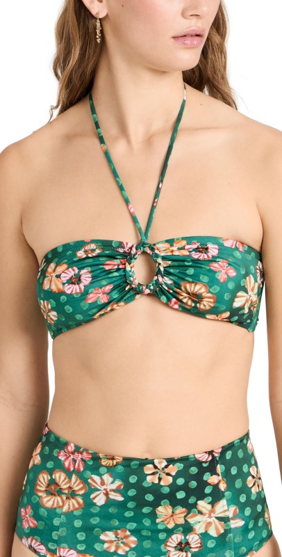 Ulla Johnson Flynn Bikini Top Veridian