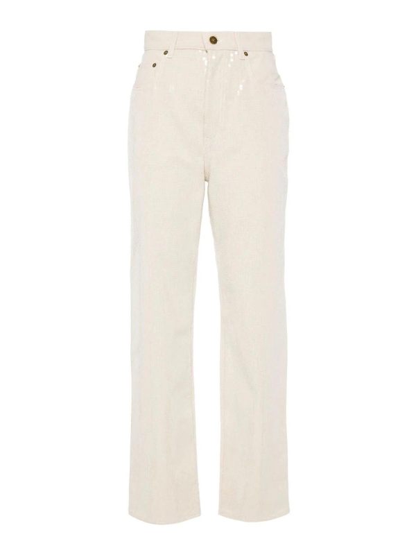 Golden Goose Jean Bootcut - Beige Clair