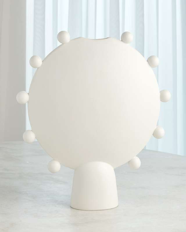 Spheres Collection White Vessel