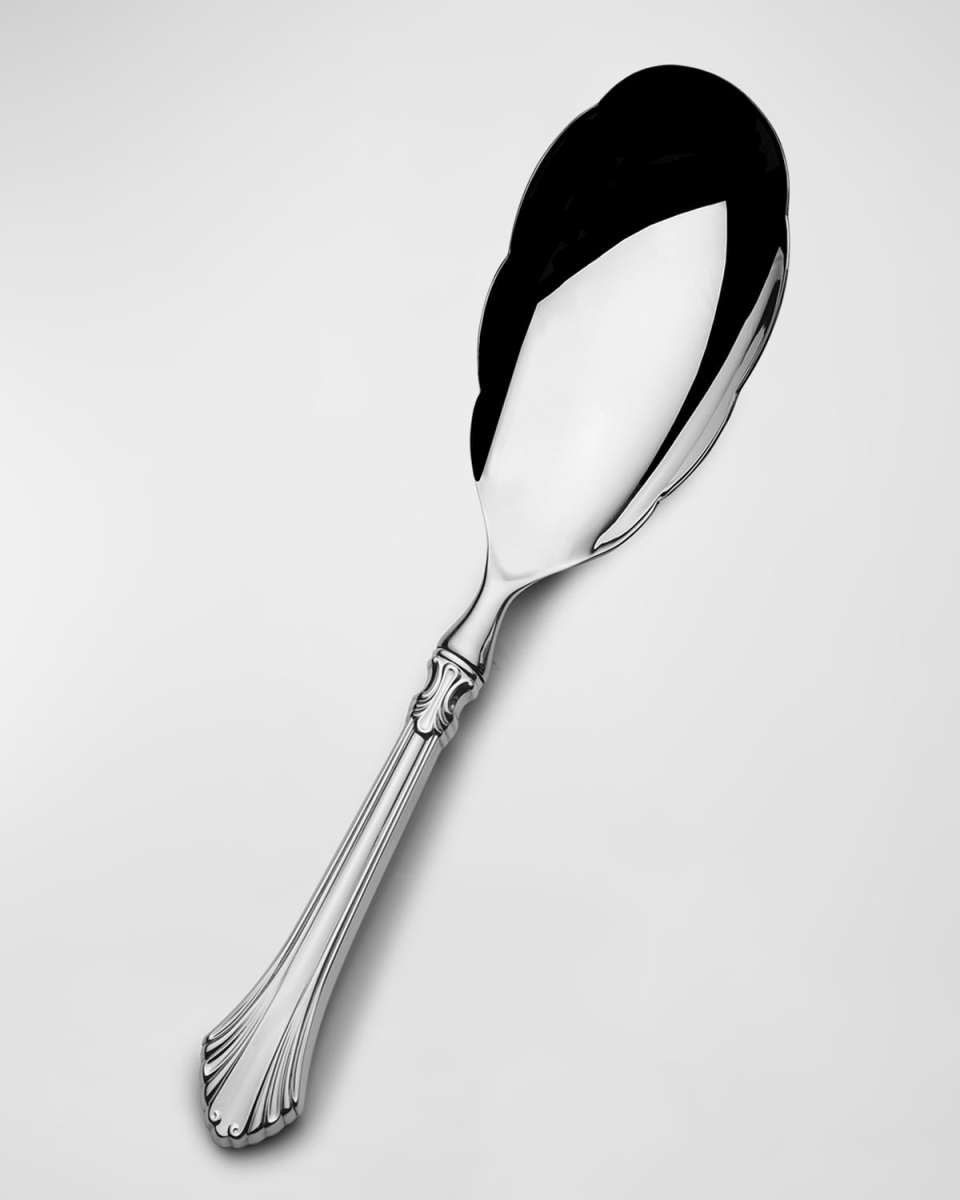 French Regency Rice Serving Spoon, Hollow Handle