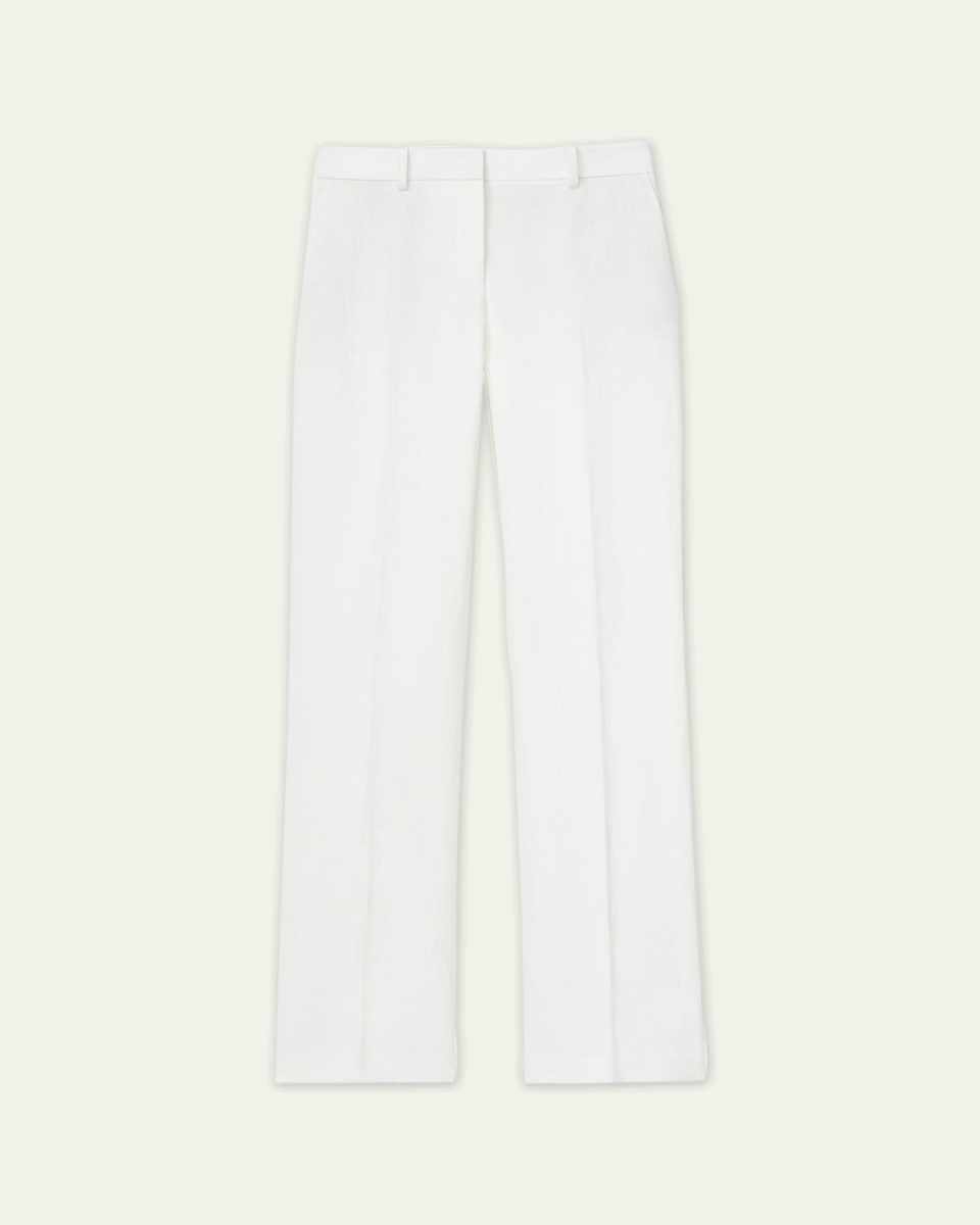 Gates Straight-Leg Linen Pants
