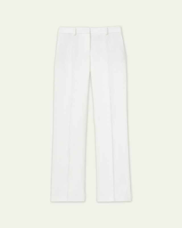 Gates Straight-Leg Linen Pants