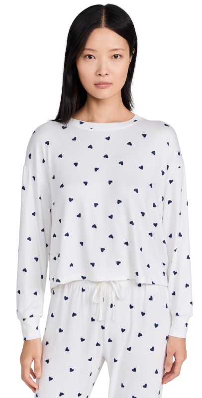Z Supply Baby Love Long Sleeve Top Sea Salt