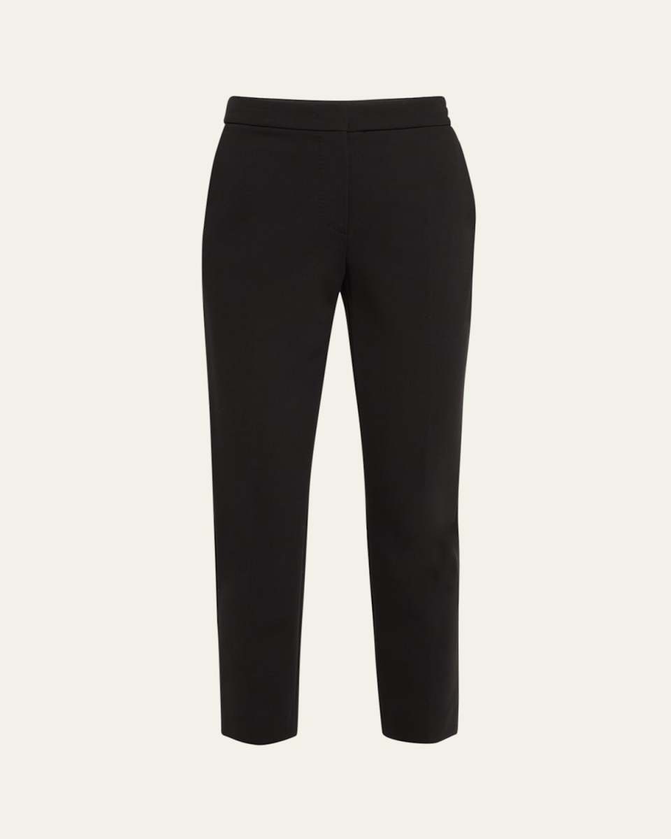 Pegno Jersey Straight-Leg Ankle Pants