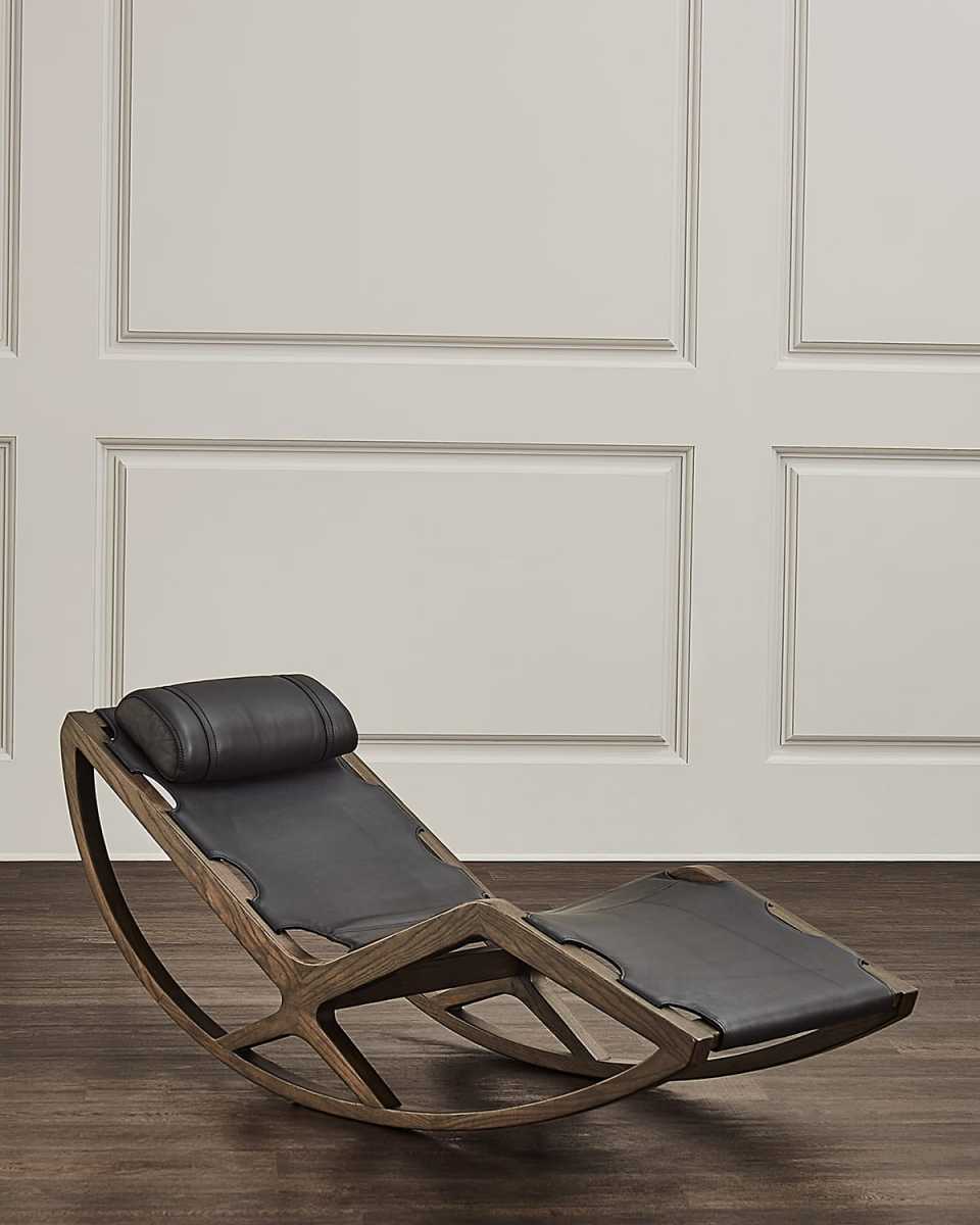 Tarelton Zero-Gravity Leather Chaise