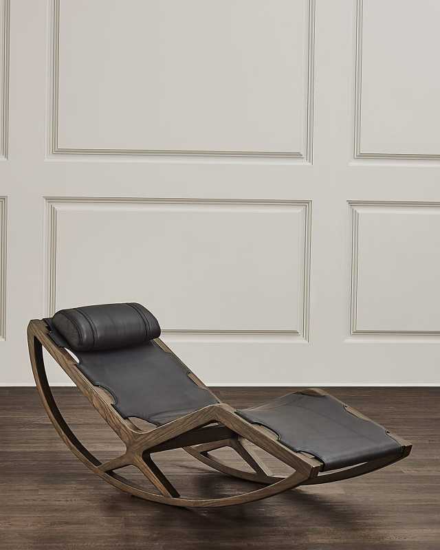 Tarelton Zero-Gravity Leather Chaise