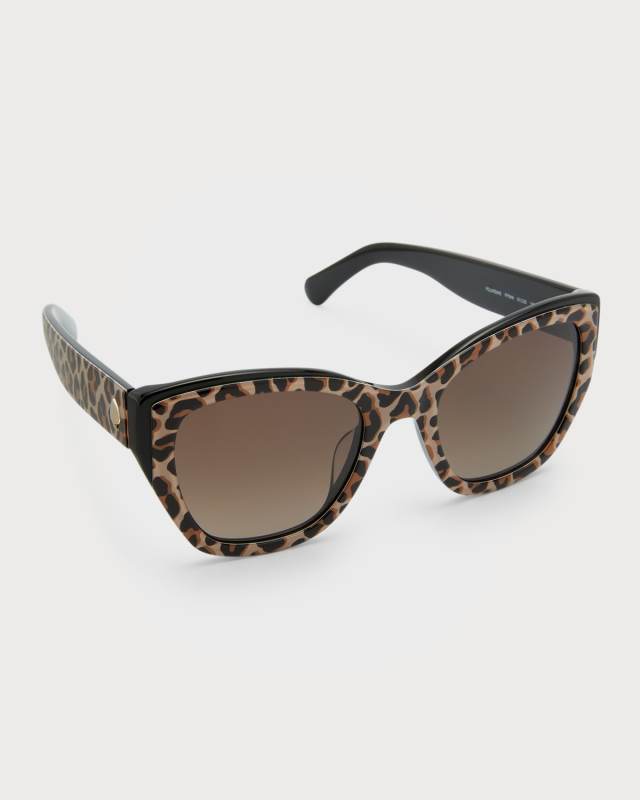 yolanda two-tone acetate cat-eye sunglasses