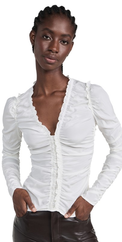 A. L.C. Beckett Top Whisper White