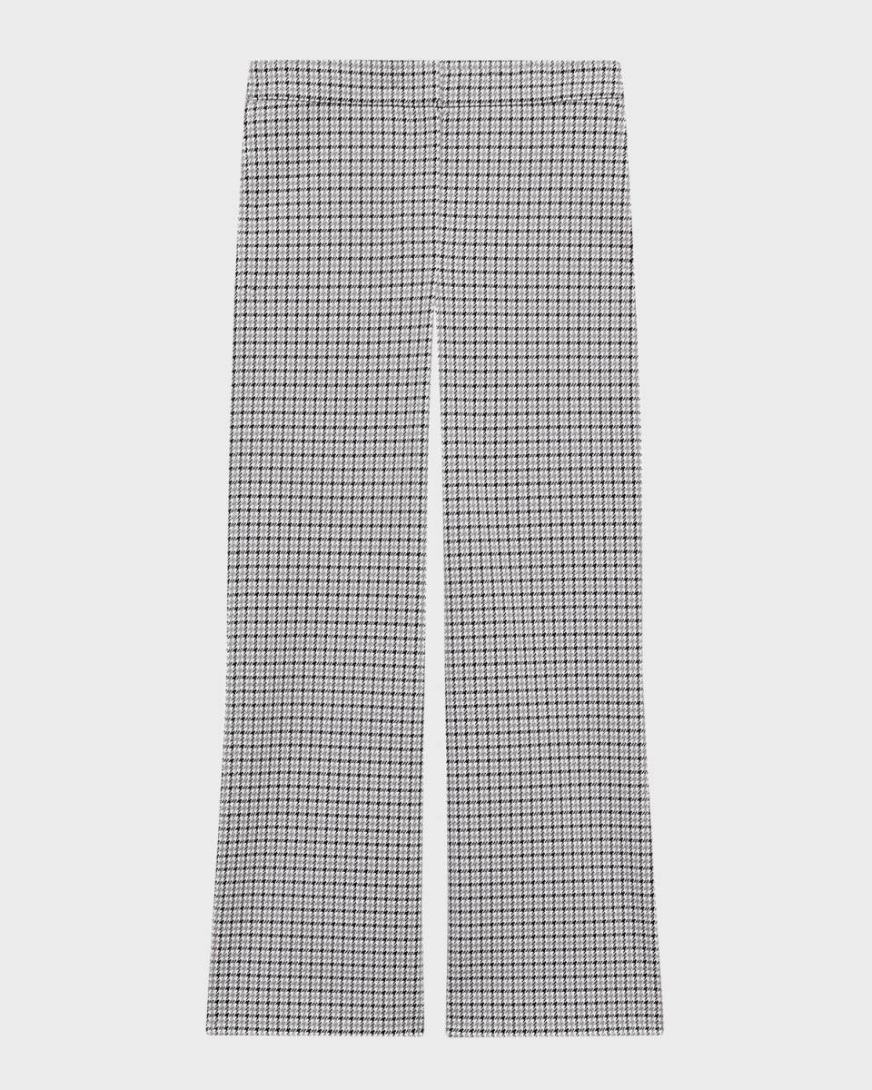 Houndstooth Kick Flare Pants