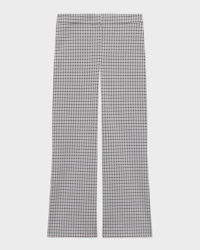 Houndstooth Kick Flare Pants