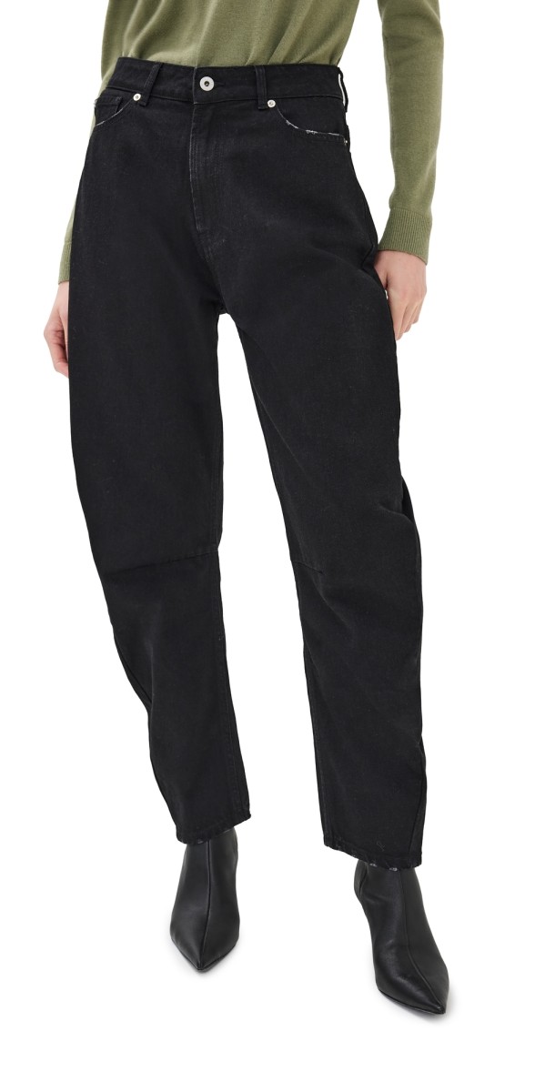 HALFBOY Banana Leg Jeans Black