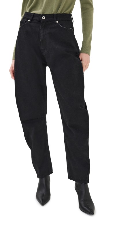 HALFBOY Banana Leg Jeans Black