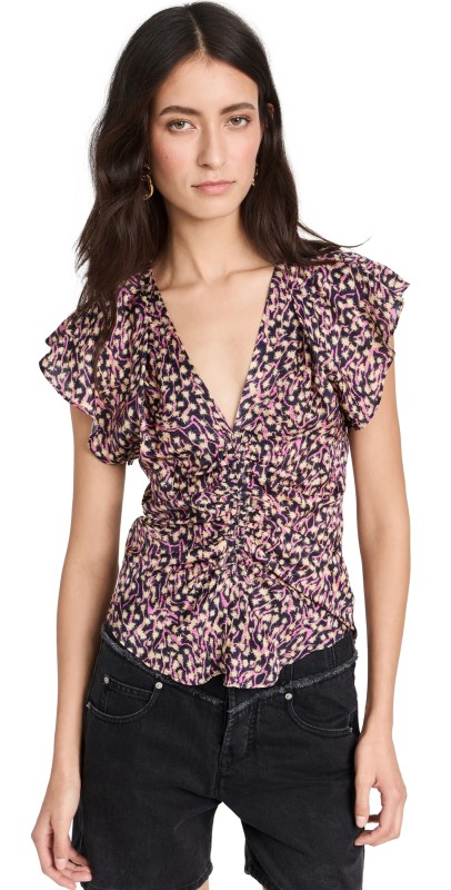 Isabel Marant Lonea Blouse Faded Night