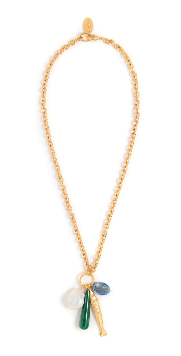 Chan Luu Harbor Necklace Malachite Mix