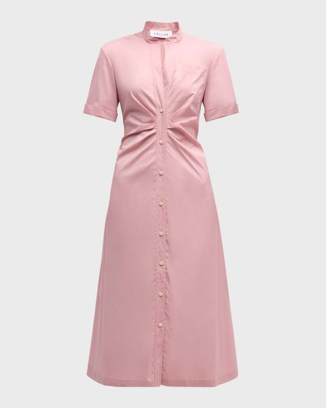 Noor Shirtdress with Gathered Waist