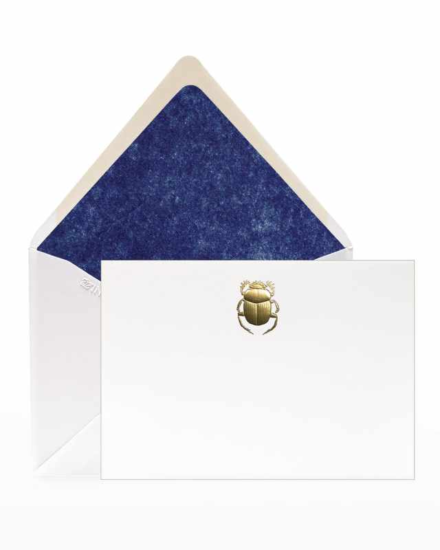 Scarab Stationery Set, Box of 12