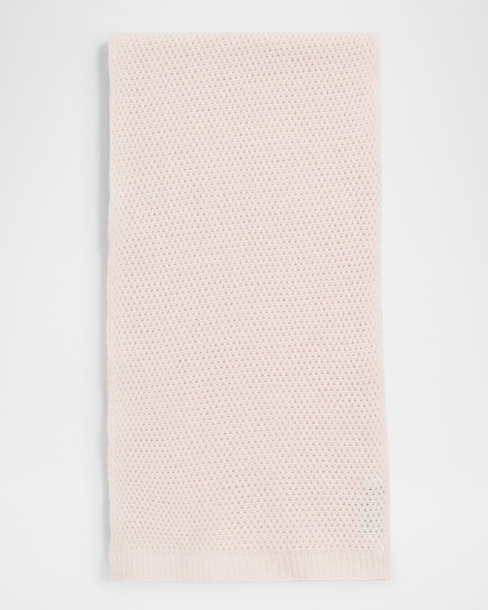 Efelweiss Stitch Cashmere Scarf