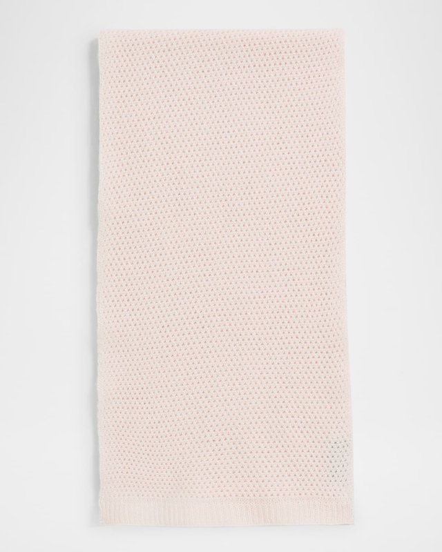 Efelweiss Stitch Cashmere Scarf