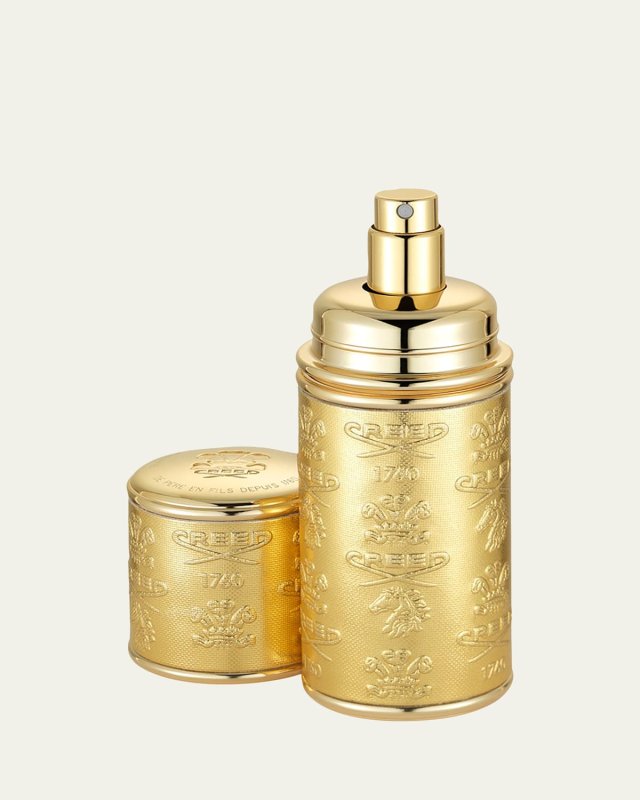 1.7 oz. Deluxe Atomizer, Gold with Gold Trim