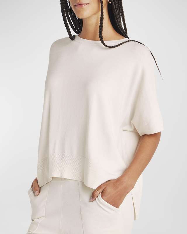 Veronica Short-Sleeve Tunic Sweat