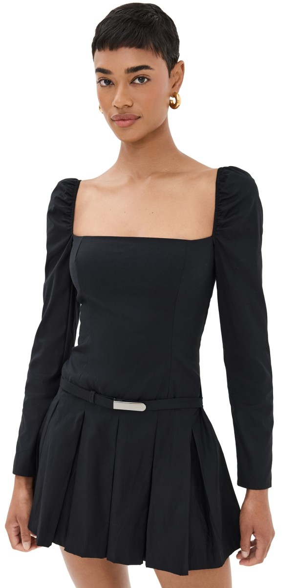 Reformation Luella Dress Black