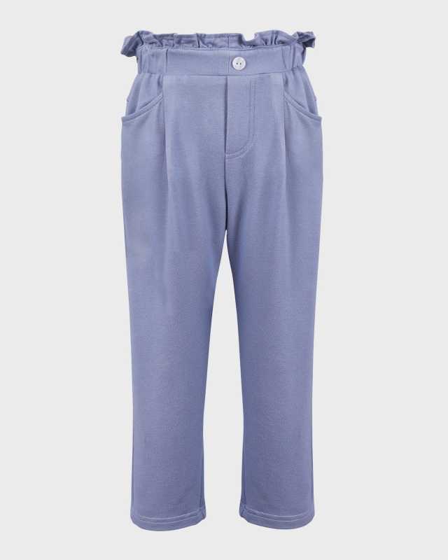Girl's Ruffle Trim Slacks, Size 4-12