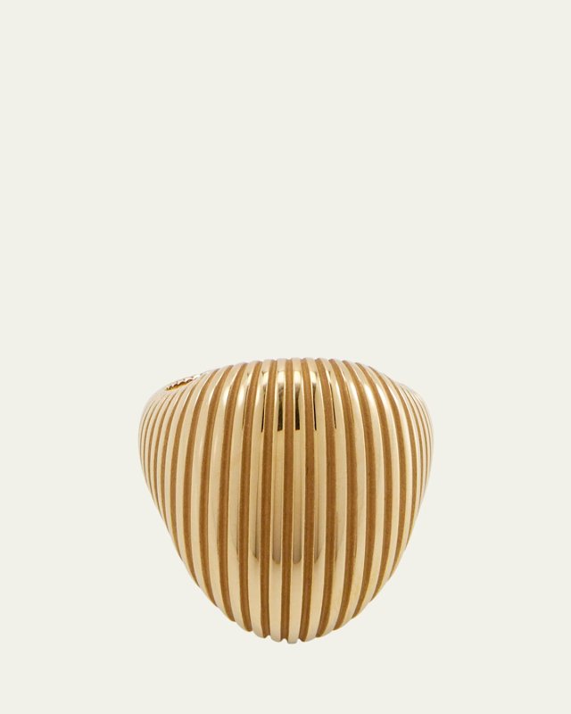 18k Yellow Gold Isla Shield Ring