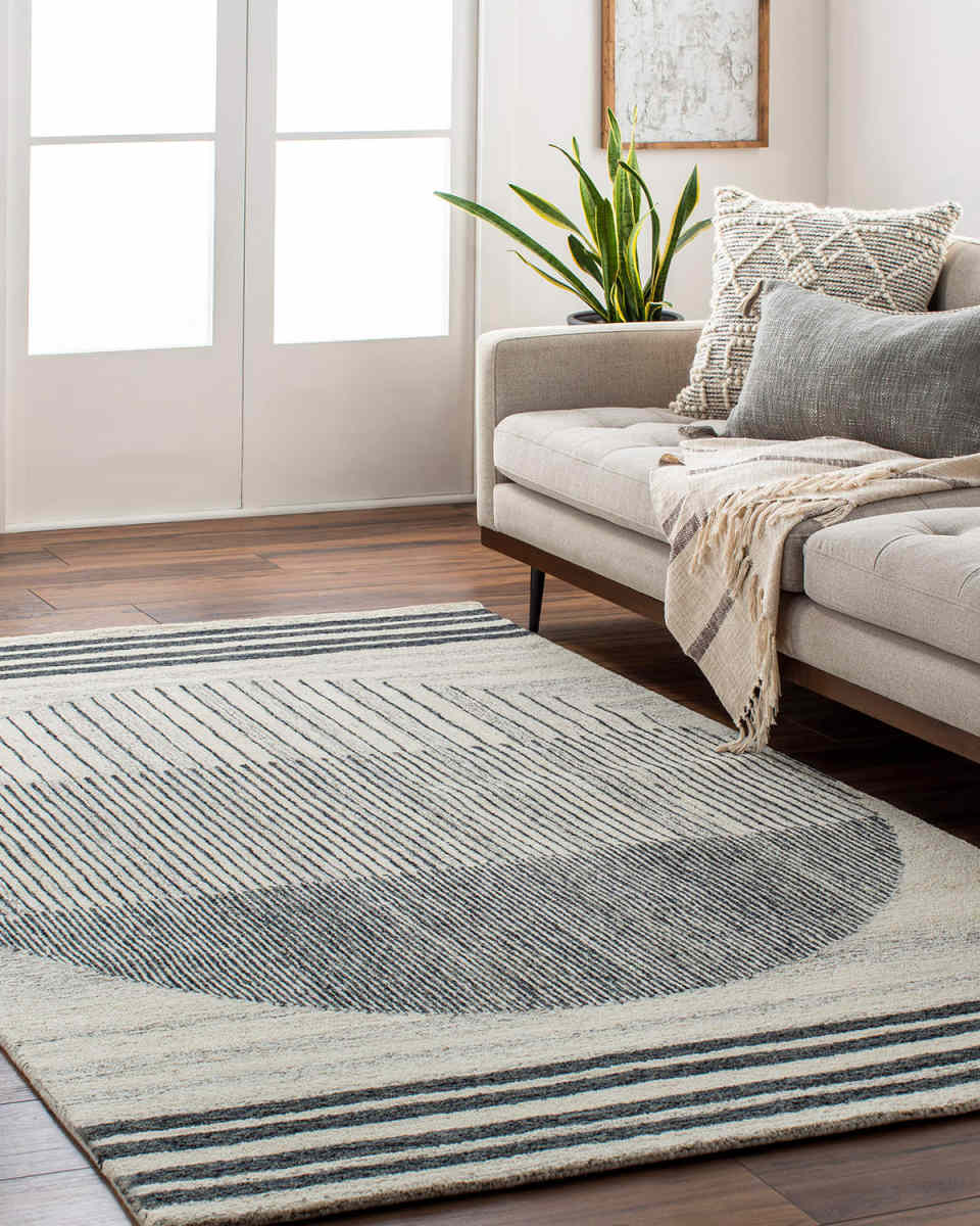 Rudra Hand-Tufted Rug, 6' x 9'
