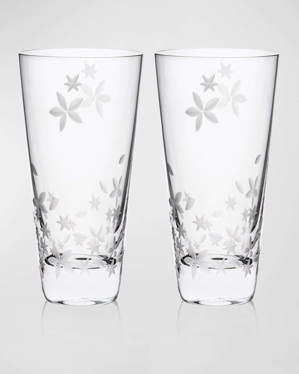 Chatham Bloom Highball Glasses, Set of 2