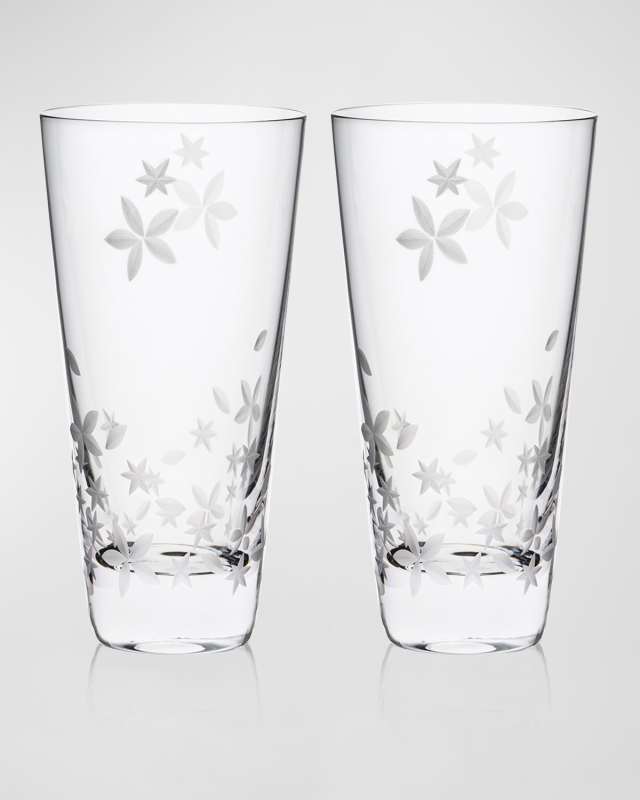 Chatham Bloom Highball Glasses, Set of 2