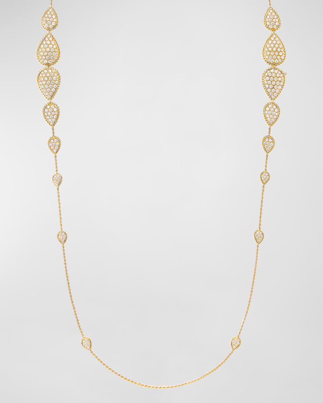 Serpent Boheme 18K Yellow Gold Diamond Necklace