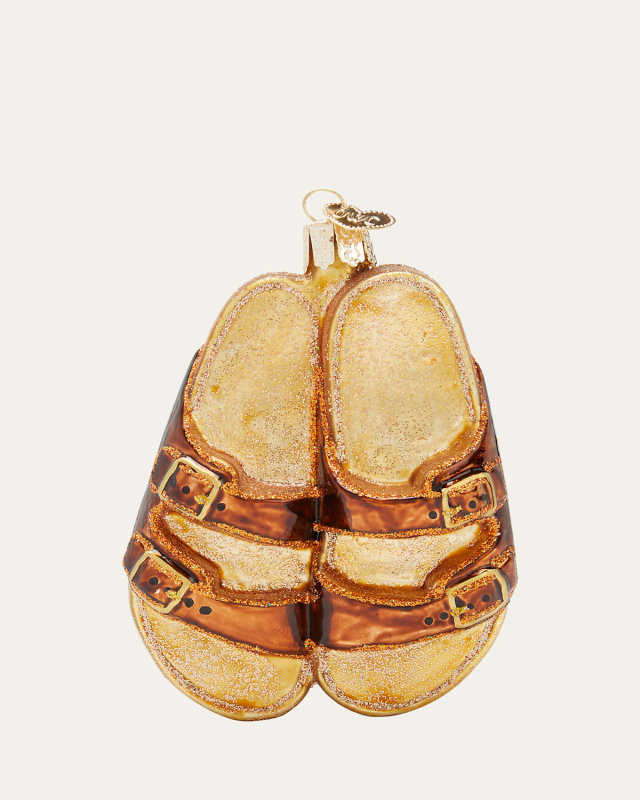 Sandals Glass Ornament