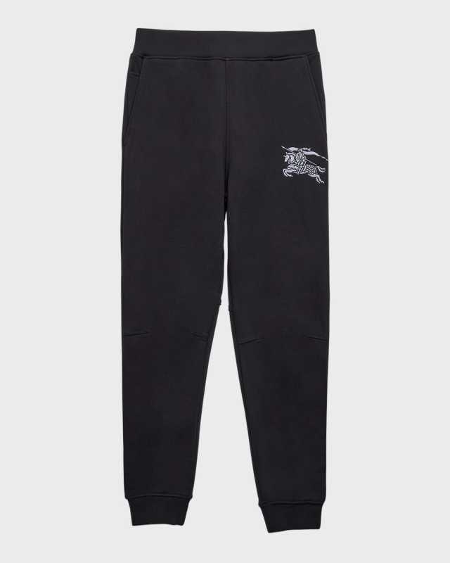 Boy's Gordon Equestrian Knight Design Embroidered Joggers, Size 3-14