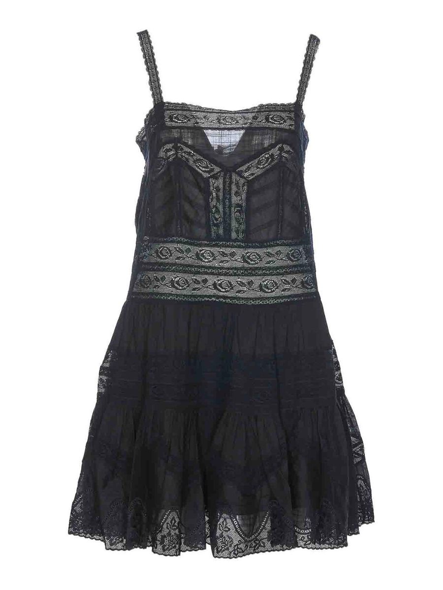 Zimmermann Robe Courte - Noir