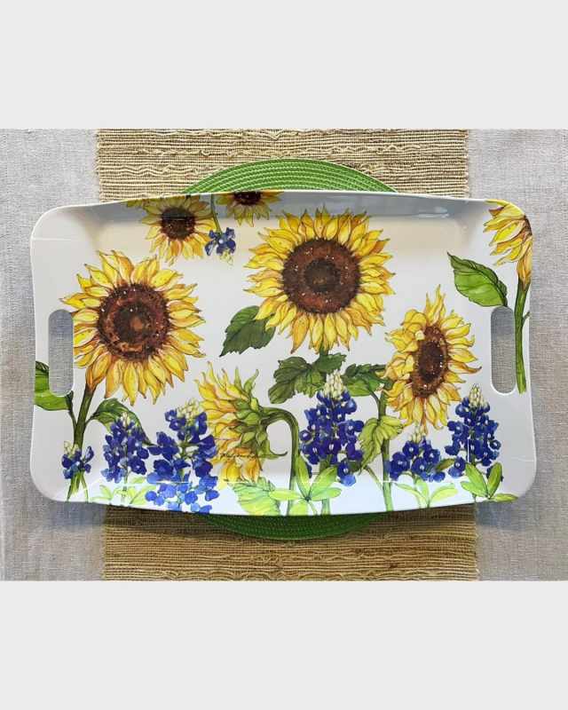 Sunflower Serving Tray