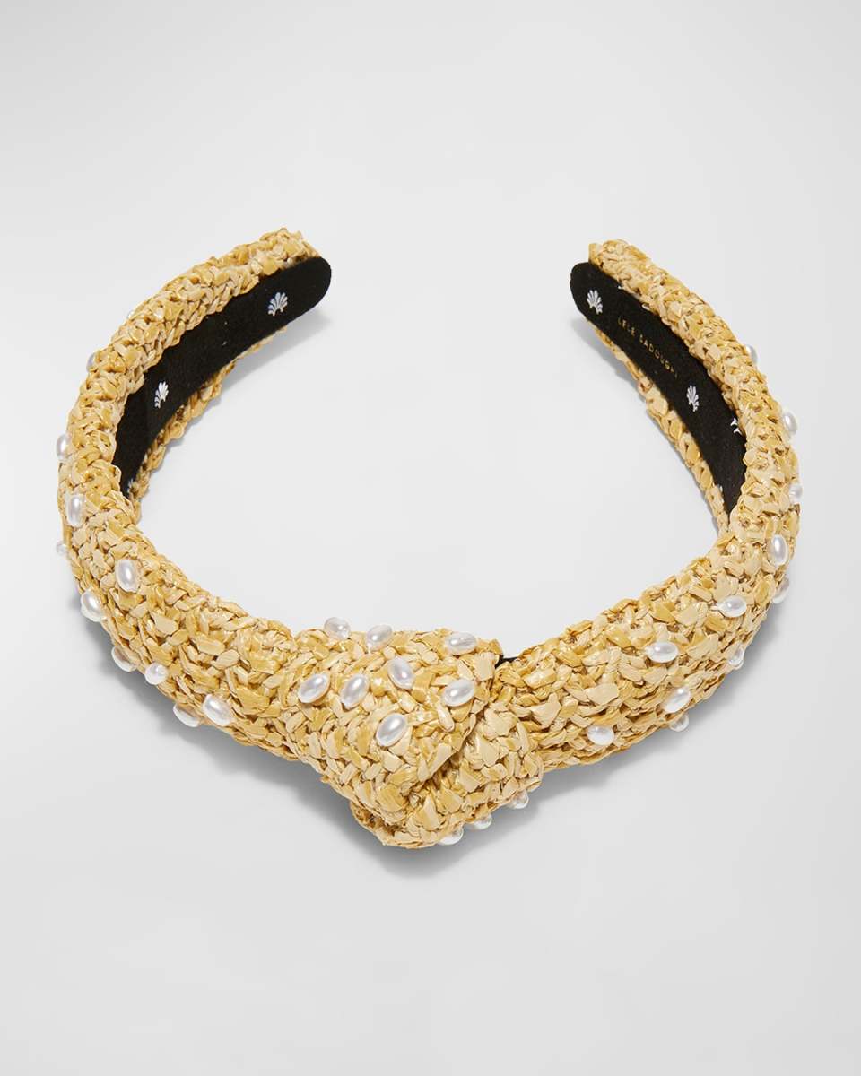 Pearly Slim Knotted Headband